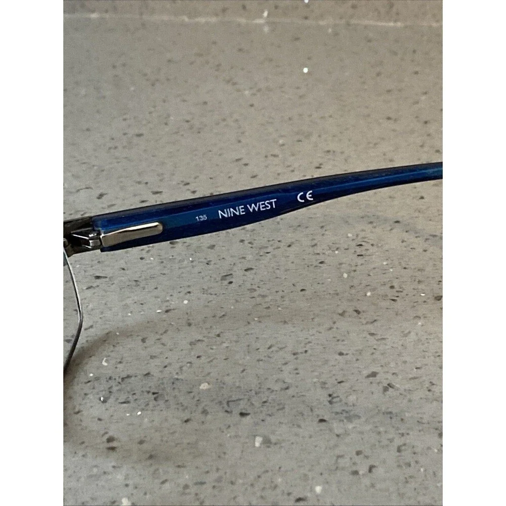 Nine West Eyeglass Frames ONLY NW1021 015 Full Rim Blue Galaxy 52-15-135